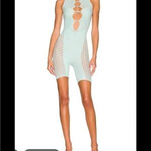 Poster  girl jetta romper turqioise blue